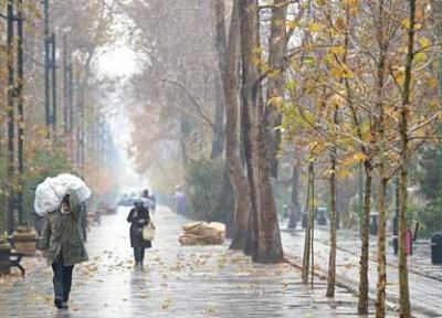 بارش باران در بیشتر نقاط ایران