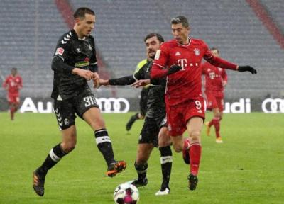بایرن2 - 1 فرایبورگ؛ برد سخت برای حفظ صدرنشینی