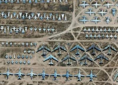 (ویدئو) قبرستان هواپیماها در اوکراین
