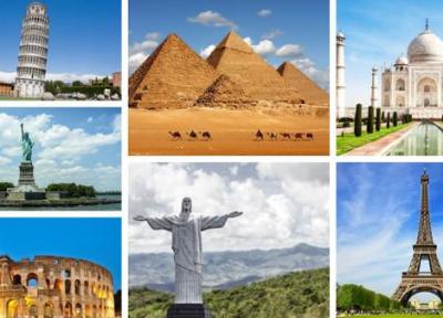آشنایی با عجایب دنیا ، فهرست کامل از عجایب هفتگانه دنیا نو