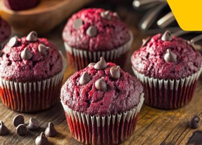 2 طرز تهیه مافین لبو در فر و بدون فر ، 20 نکته مافین لبو پف و نرم